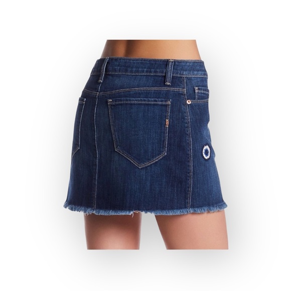 new Genetic Denim ☻ Festival Flower Patch Denim Mini Skirt ☻ Studio City ☻ 25 - Picture 2 of 16